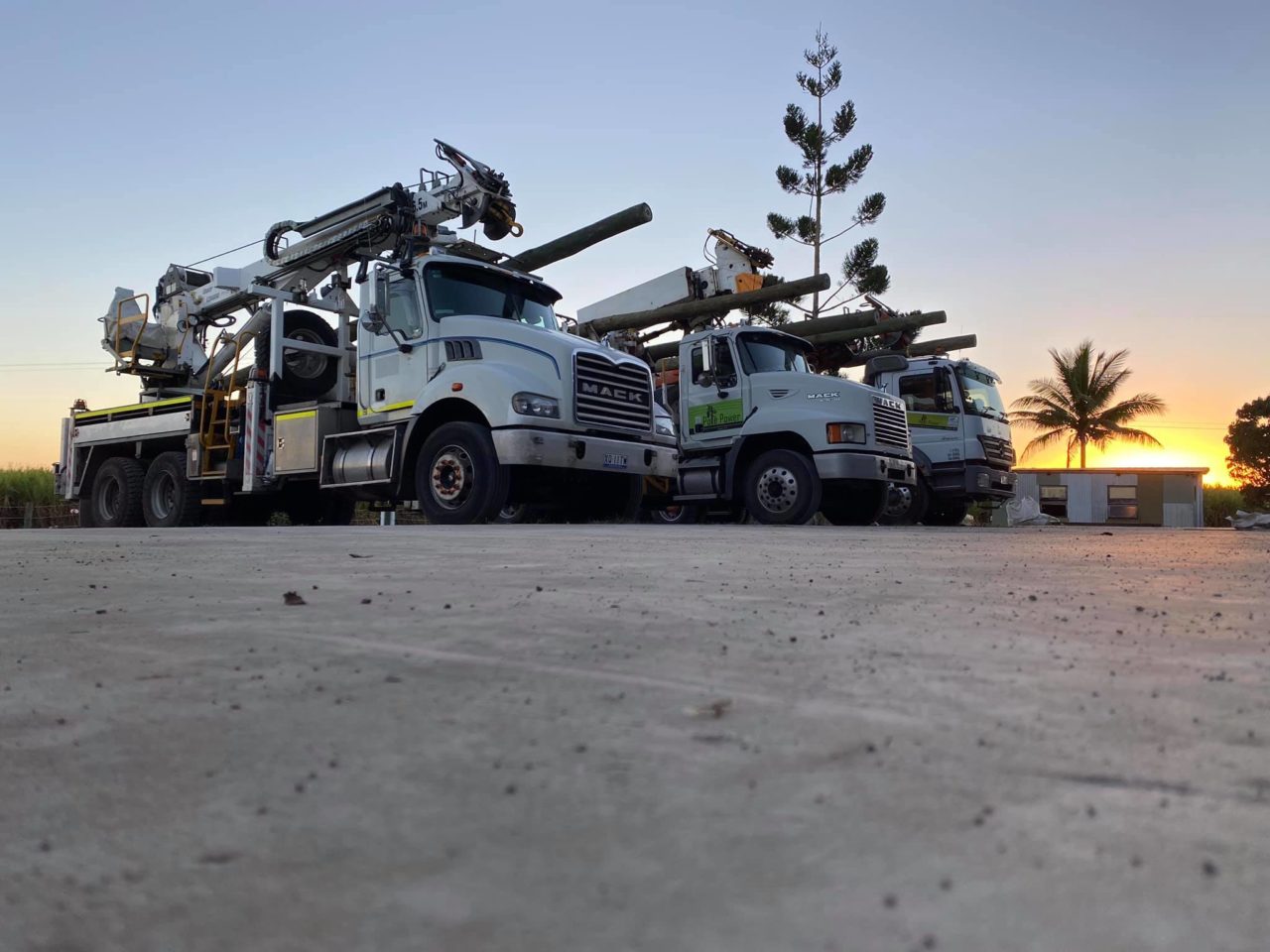 Pole Power Mackay specialise in Wet Hire Crane/Borers